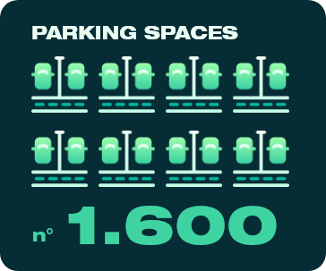 parking spaces